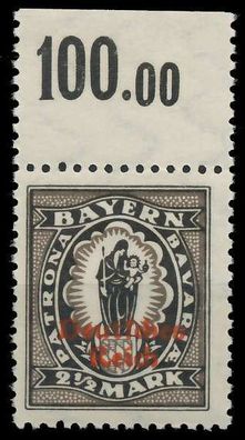 Deutsches REICH 1920 INFLA Nr 133I P OR II postfrisch O X8202FA