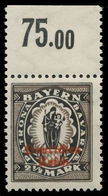 Deutsches REICH 1920 INFLA Nr 133I P OR II postfrisch O X8202F2