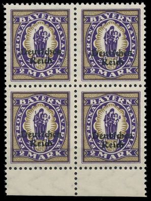 Deutsches REICH 1920 INFLA Nr 132 postfrisch Viererbloc X820392