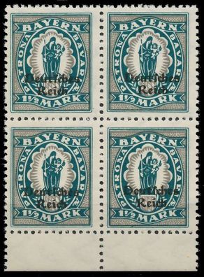 Deutsches REICH 1920 INFLA Nr 131 postfrisch Viererbloc X8203F2