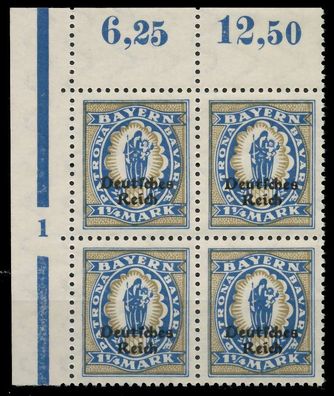 Deutsches REICH 1920 INFLA Nr 130 P OR IV postfrisch VI X820432