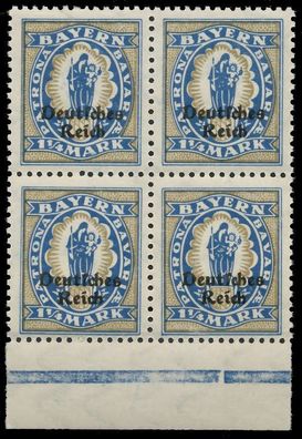 Deutsches REICH 1920 INFLA Nr 130 postfrisch Viererbloc X820456