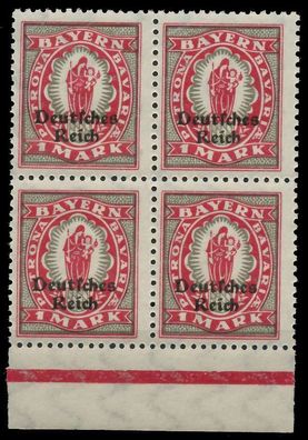 Deutsches REICH 1920 INFLA Nr 129 postfrisch Viererbloc X8204B2