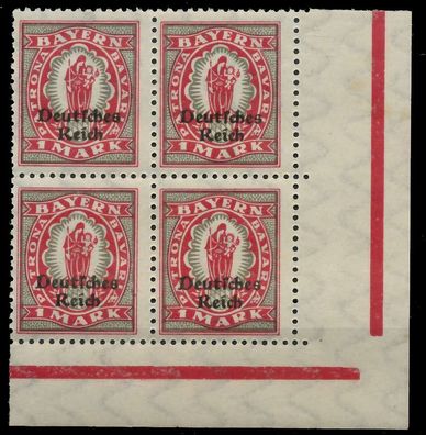 Deutsches REICH 1920 INFLA Nr 129 postfrisch Viererbloc X8204C6