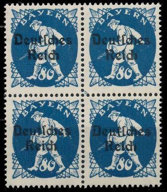 Deutsches REICH 1920 INFLA Nr 128 postfrisch Viererbloc X820512