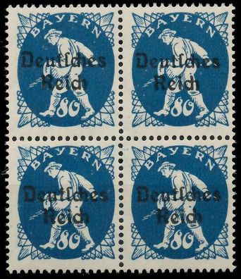 Deutsches REICH 1920 INFLA Nr 128 postfrisch Viererbloc X8204FA