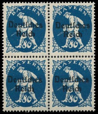 Deutsches REICH 1920 INFLA Nr 128 postfrisch Viererbloc X820522