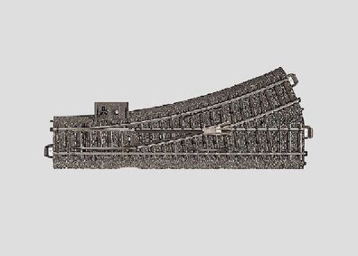 Maerklin 24611 C-Gleis Weiche links R=437,5mm 24,3° Spur H0