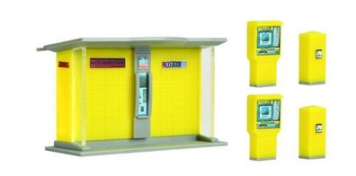 Vollmer 43777 H0 DHL Packstation mit Briefkästen undBr Spur H0