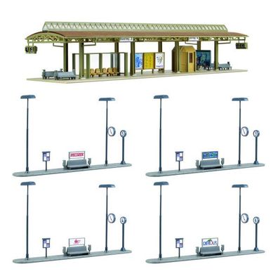 Vollmer 45149 H0 Busstation, überdacht Spur H0