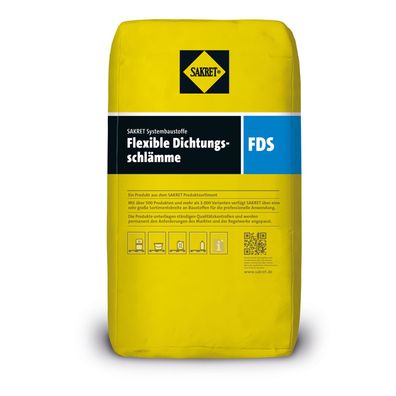 SAKRET Flexible Dichtungsschlämme FDS 15kg - Liefermenge: 1 Sack 15kg