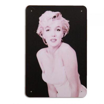 Vintage Metallschild SPRUCH ANTIK 20x30cm marylin monroe SHABBY CHIC DEKO RETRO