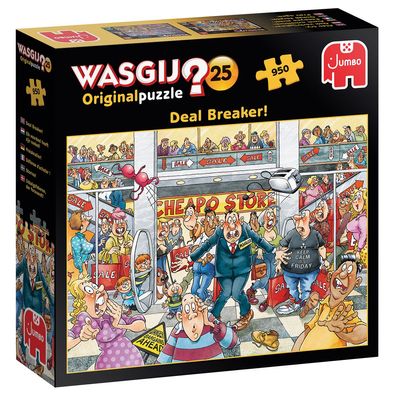 Jumbo Spiele 1119800267 Wasgij Original 25 Preisknaller! 950 Teile Puzzle