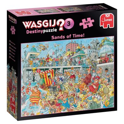 Jumbo Spiele 1119800171 Wasgij Destiny 3 Sandige Zeiten! 950 Teile Puzzle