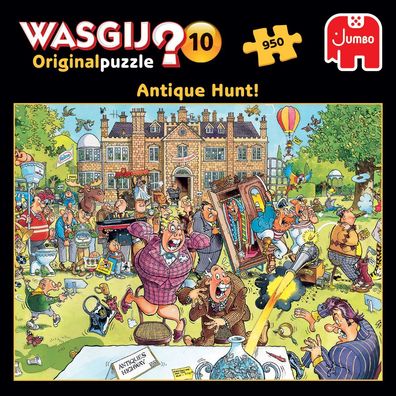 Jumbo Spiele 1119800050 Wasgij Original 10 Antiquitätenjagd! 950 Teile Puzzle