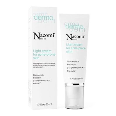 Nacomi Next Level Dermo Leichte Akne Hautcreme, 50ml