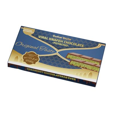 Dubai Style Schokolade Original Taste mit Pistaziencreme 100g