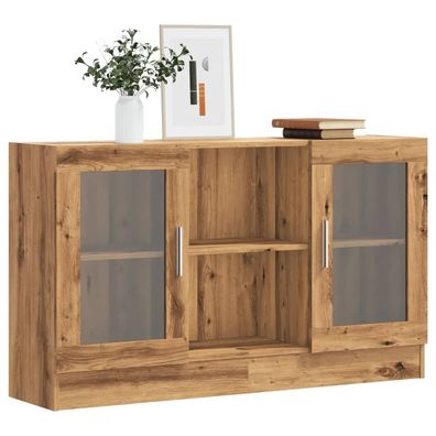 vidaXL Sideboard Artisan-Eiche 120x30,5x70 cm Holzwerkstoff