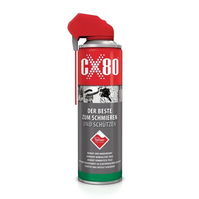 CX80 PTFE Spray 500ml Teflon, Reparatur- und Konservierungsmittel, Einzeldose