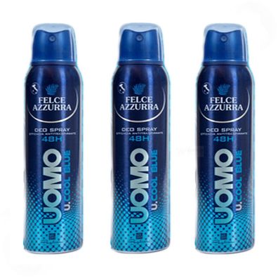 Paglieri Felce Azzurra Uomo Deo Cool Blue 3x 150ml