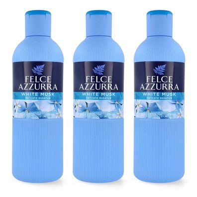 Paglieri Felce Azzurra Badeschaum muschio bianco - weisser Moschus 3x 650 ml