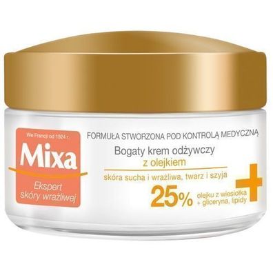 Mixa Sensible Haut Nährende Creme 50 ml