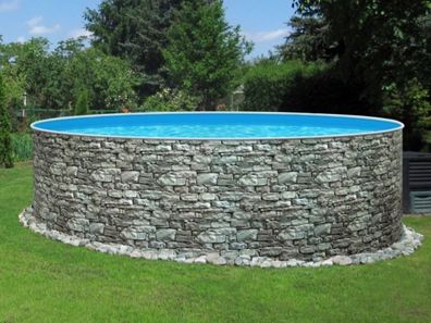 Azuro 4.0 x 1.2m, STONE - without Leiter and filter, with off-axis holes