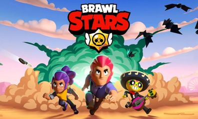 Brawl Stars Tortenaufleger Brawl Stars Fondantpapier- Eckig Motiv 2