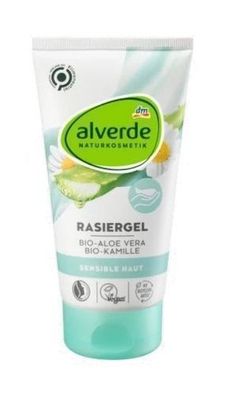 Alverde Sensitiver Rasiergel mit Aloe und Kamille