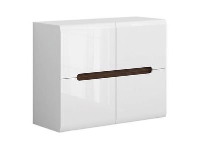 Kommode Azteca Trio Sideboard Schubladenschrank 41 x 105 x 84 , Weiss