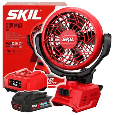 Skil 20V 3163 CC Akku-Lüfter (1x2.5Ah)