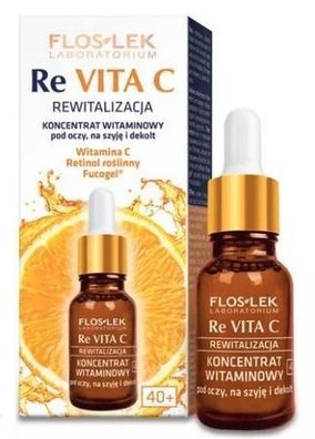 Flos-Lek Re Vita C Vitamin-Konzentrat 40+ 30 ml