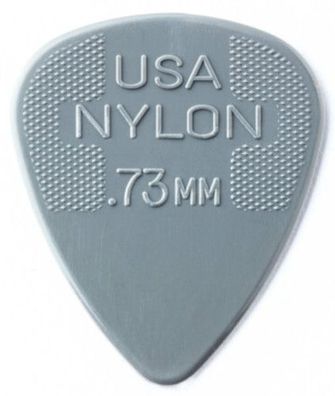 Dunlop Nylon Standard Plektren - 0,73 mm - grau (1, 3, 6, 12 oder 72 Stück)