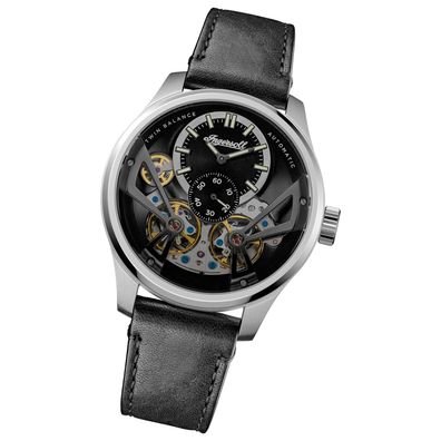 Ingersoll Herrenuhr Leder schwarz Ingersoll The Naismith Armbanduhr UIN16101