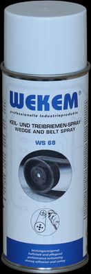 Wekem 400ml Keil- und Treibriemen-Spray WS68 Keilriemen Flachriemen Rundriemen