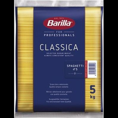 Barilla Spaghetti n.5 - 5,00 kg