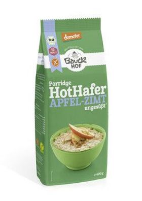 Bauck Mühle 3x Hot Hafer Apfel-Zimt glutenfrei Demeter 400g