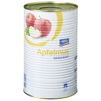 aro Apfelmus gezuckert - 4,25 l Dose