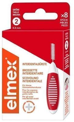 Elmex Profi Interdentalbürsten, 8 Stk., Gr. 2 (0,5 mm)