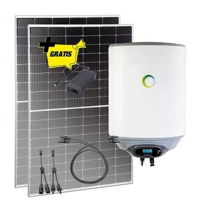 Fothermo 30 Liter Photovoltaik Warmwasserbereiter Set Solar Elektro Boiler PV