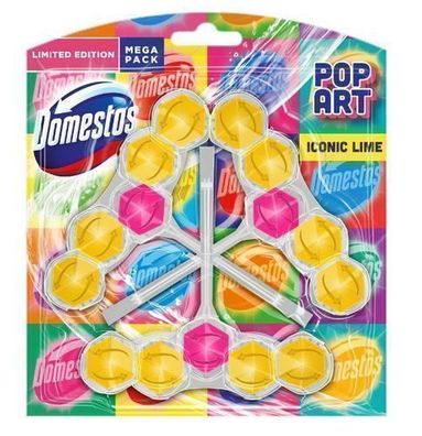 Domestos Pop Art WC-Hänger Iconic Lime 3x55g