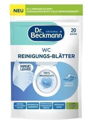 Dr. Beckmann WC-Reinigungstücher Ocean, 20 Stück