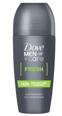 Dove Men+ Care Fresh Roll-On Deodorant, 50ml