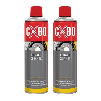 2x CX80 Bremsenreiniger 600 ml Spray Teilereiniger Entfetter KFZ Spezialreiniger