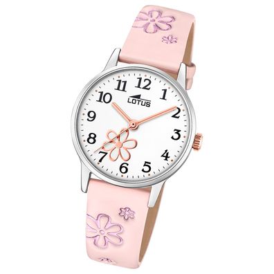 Lotus Jugend Kinderuhr Leder rosa Lotus Classic Armbanduhr UL18863/2