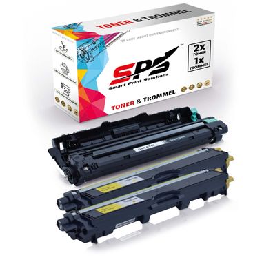 2x TN245 TN246 Toner Gelb + 1x DR241 Trommel kompatibel für Brother MFC-9332 Broth
