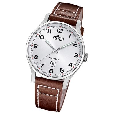 Lotus Herrenuhr Leder braun Lotus Classic Armbanduhr UL18954/1