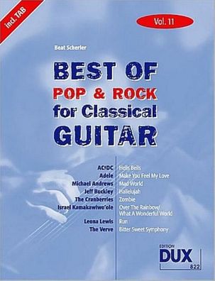 Best Of Pop & Rock for Classical Guitar 11. Besetzung: Gitarre, Beat Scherl