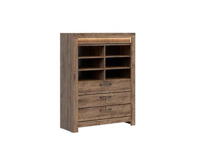 Highboard Torin x 114 x 150 cm | Braun