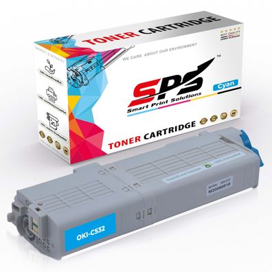 1x Kompatibel für OKI C542 Toner 46490607 Cyan